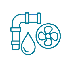 HVAC, Plumbing, Water & Building Services symbol